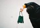The Common Knowledge Mini Prism Suede Bag - Emerald - Thumbnail 5