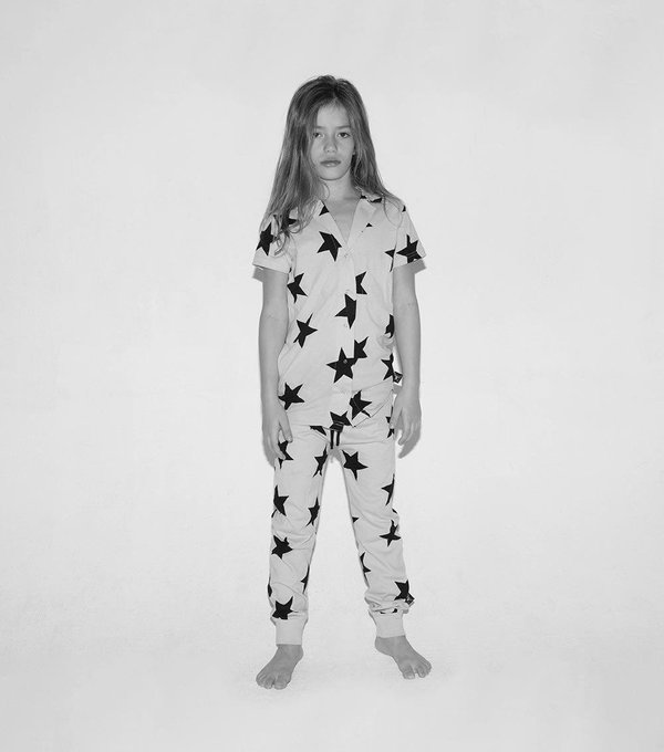 KIDS Nununu Star Snap Loungewear - GRAY KIDS Nununu Star Snap Loungewear - GRAY