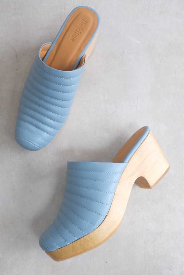 Beklina Ribbed Clog - Sky Beklina Ribbed Clog - Sky