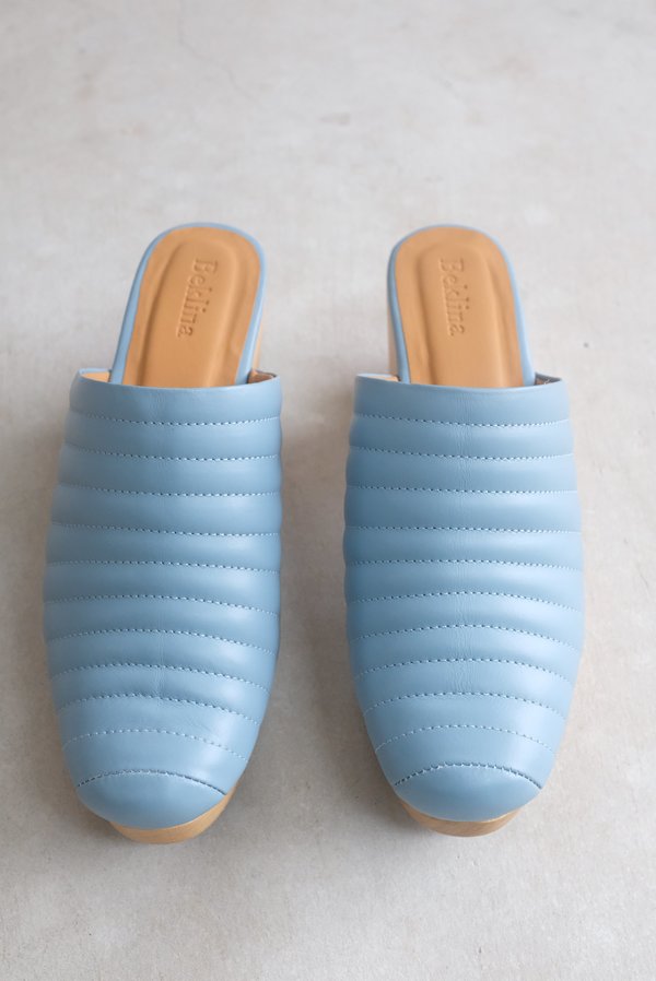 Beklina Ribbed Clog - Sky Beklina Ribbed Clog - Sky