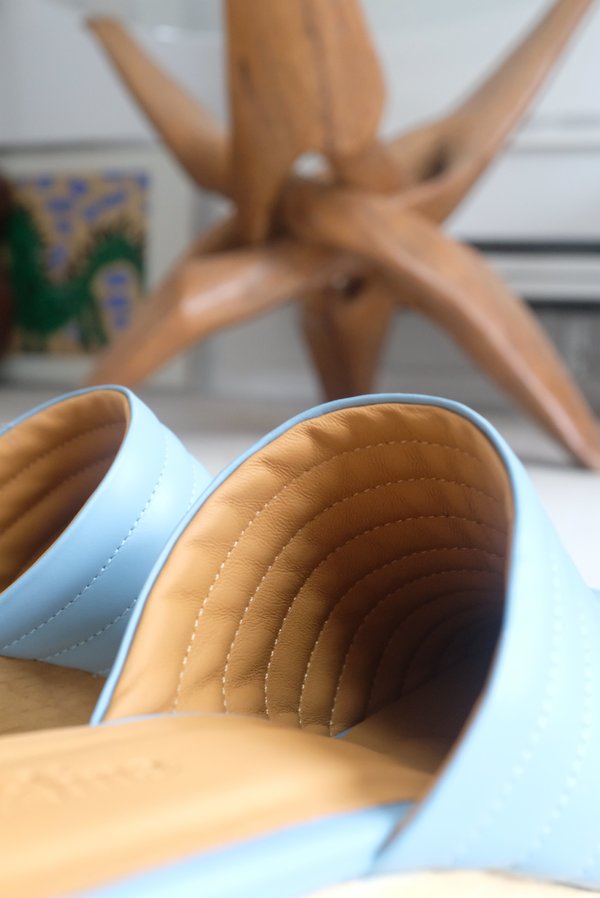 Beklina Ribbed Clog - Sky Beklina Ribbed Clog - Sky