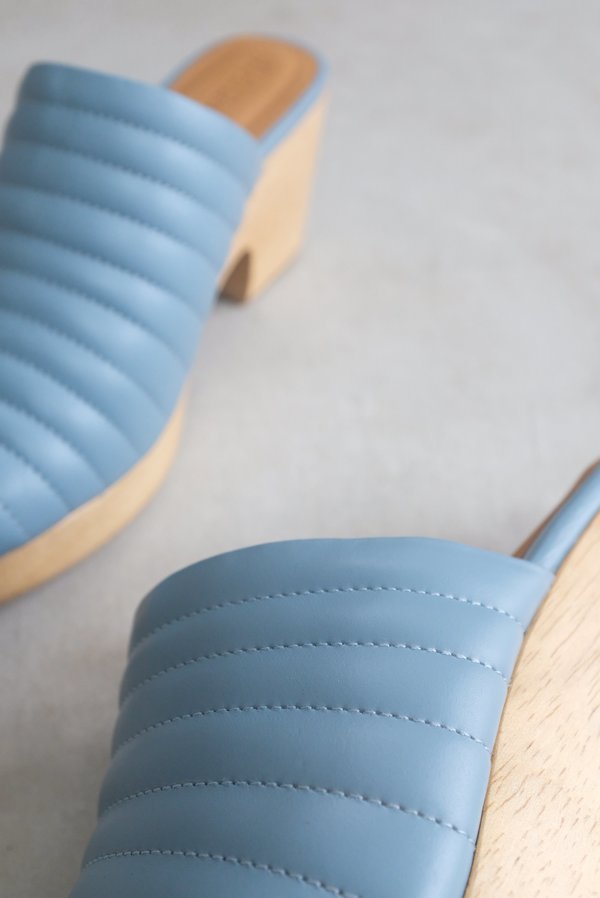 Beklina Ribbed Clog - Sky Beklina Ribbed Clog - Sky