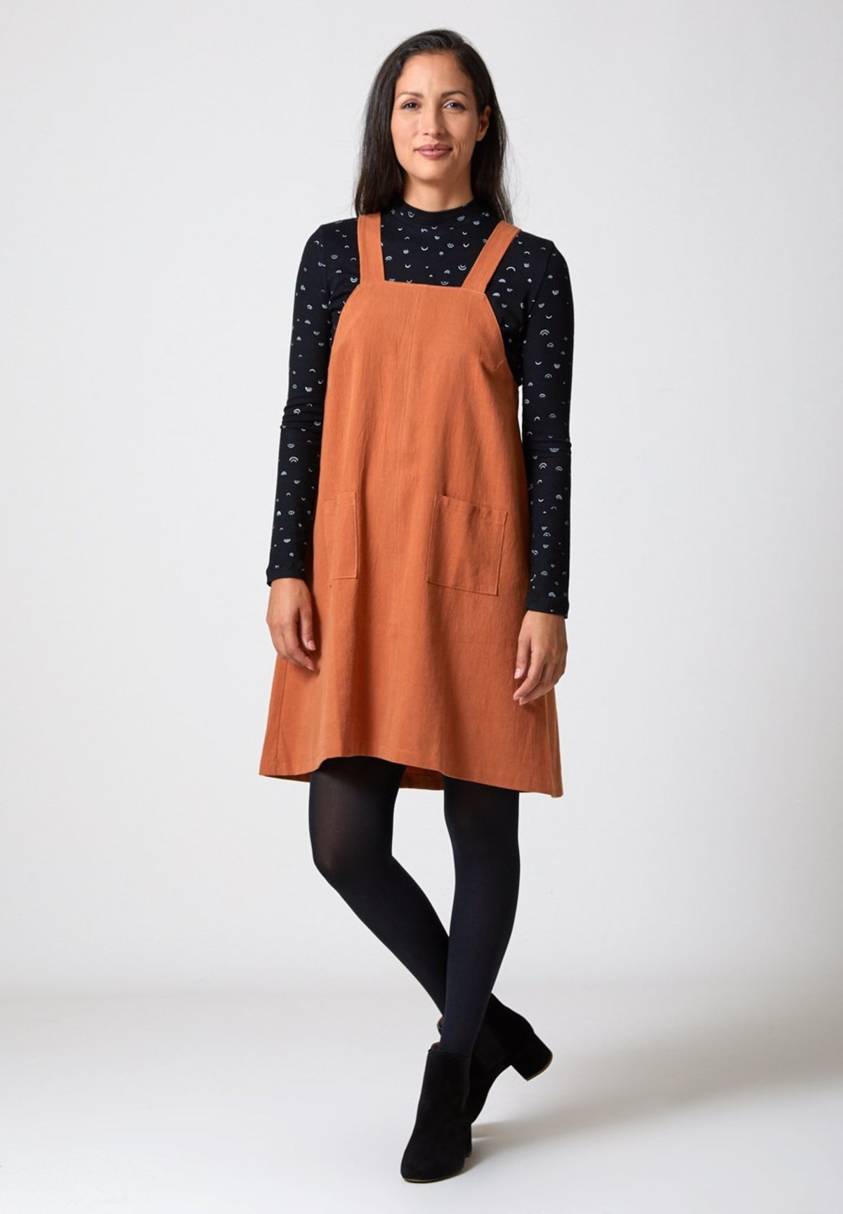 womens orange jumper dress Buy Women's Orange Jumper Dress Knee Length Online