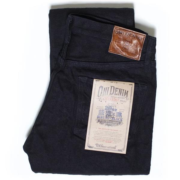 Oni Denim 622ZR X BK Aizumi Secret Denim 20OZ Relax Tapered - blue