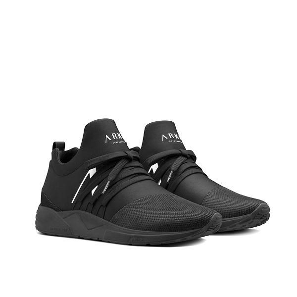 ARKK Raven Mesh Sneaker - All Black/White | Garmentory