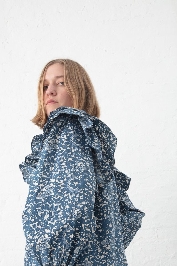 ulla johnson indigo batik