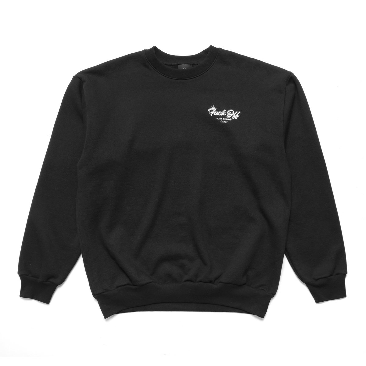 Born X Raised Bxr Studios Crewneck Sweatshirt - Black | Garmentory