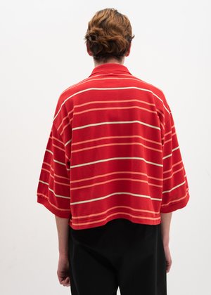 Doublet 3D Patch Polo Shirt - Red | Garmentory