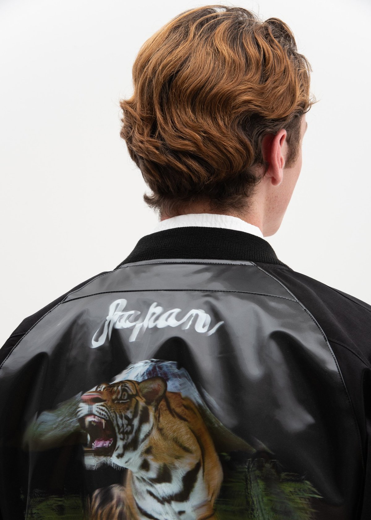 Doublet Tiger 3D Printed Souvenir Jacket - black | Garmentory