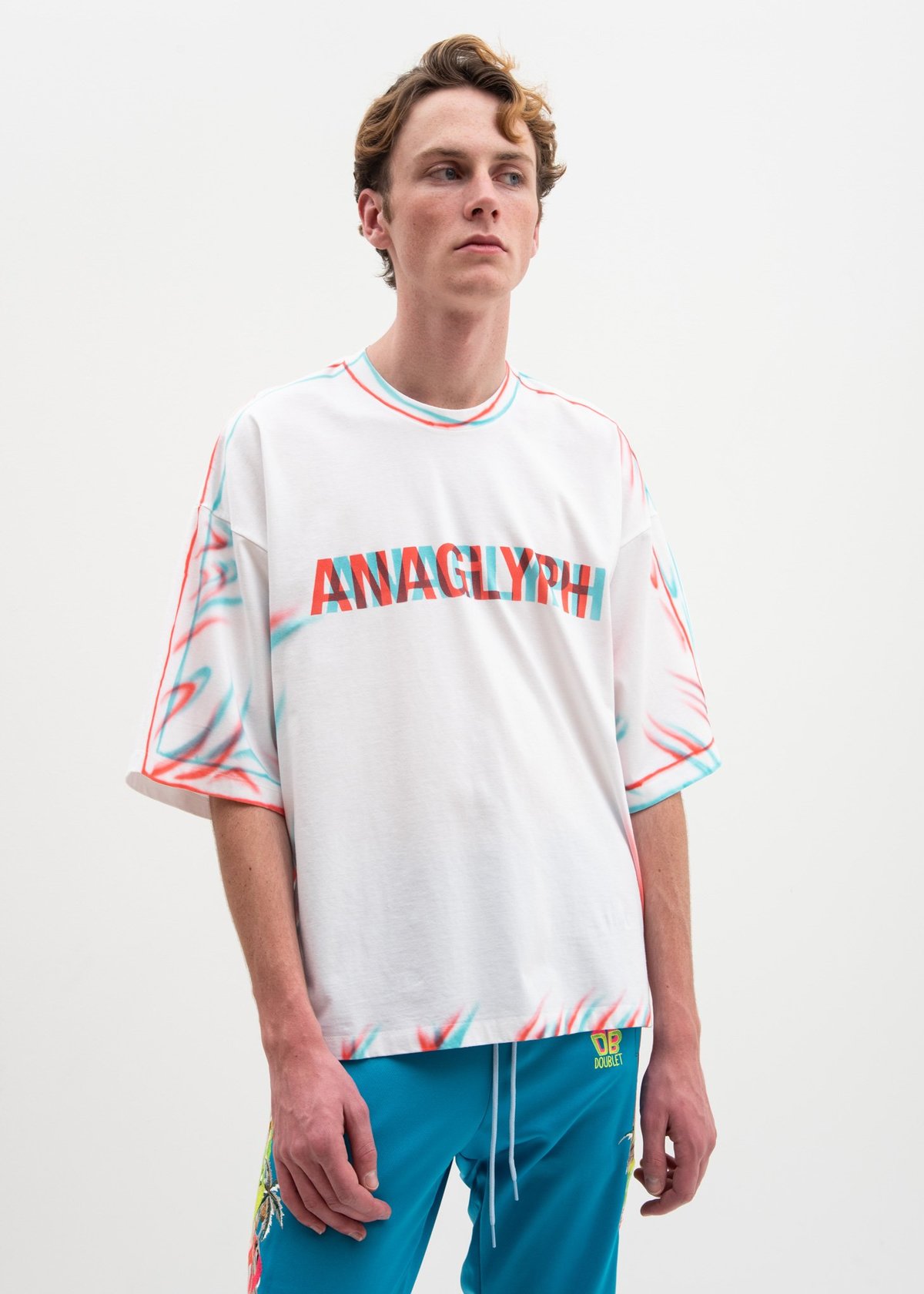 Doublet Anaglyph Hand-Painted T-Shirt - White | Garmentory