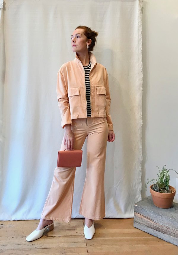 Paloma Wool Wadi Velvet Pant Light Pink Garmentory