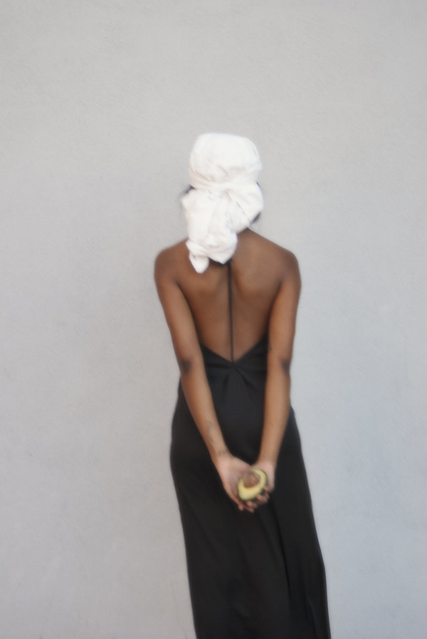 K M by L A N G E Open Back Asymmetric Slip Dress - Black K M by L A N G E Open Back Asymmetric Slip Dress - Black