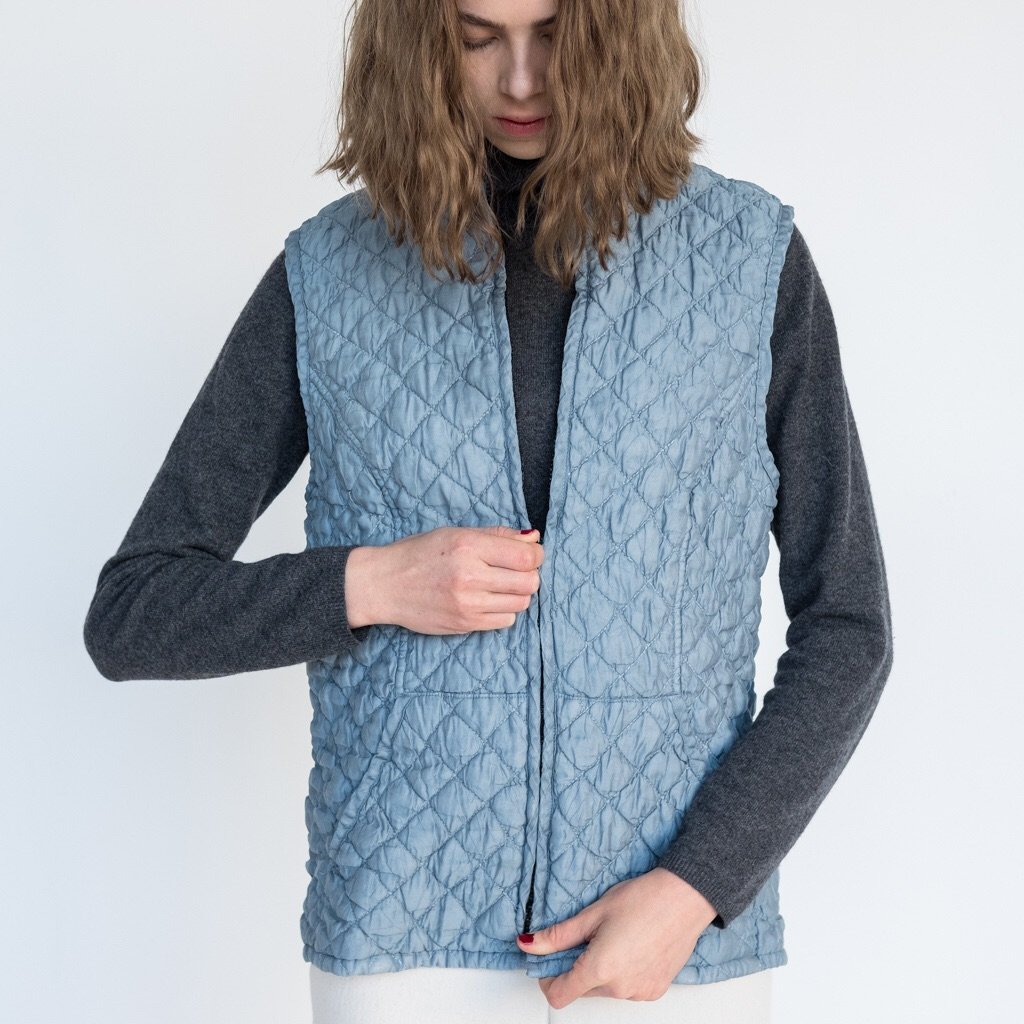 VINTAGE Johan Quilted Vest Garmentory