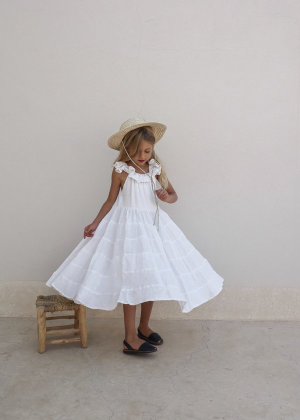 yoli & otis JAANA Dress〔blush〕 5y KIDS Yoli & Otis Launa Dress - white | Garmentory