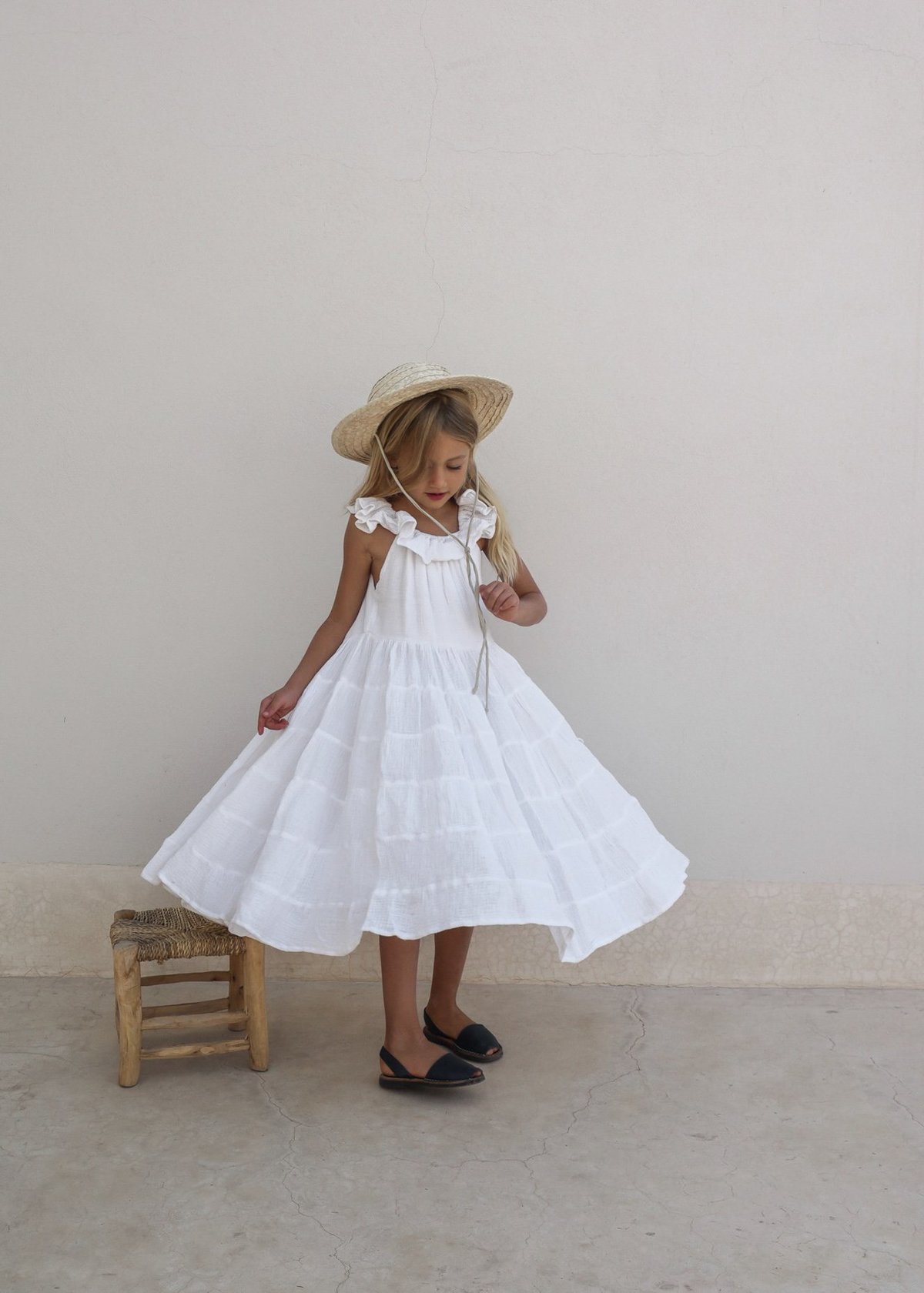KIDS Yoli & Otis Launa Dress - white | Garmentory