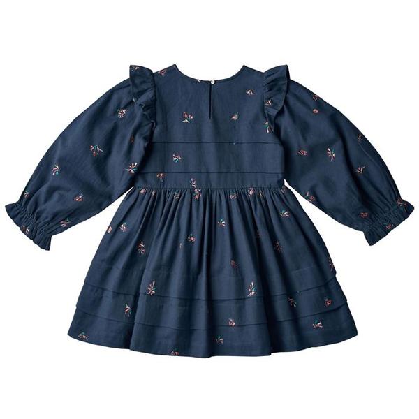 超美品☆ Nelly stella 6y Rosa Dress | High lace collar white cotton birthday dress