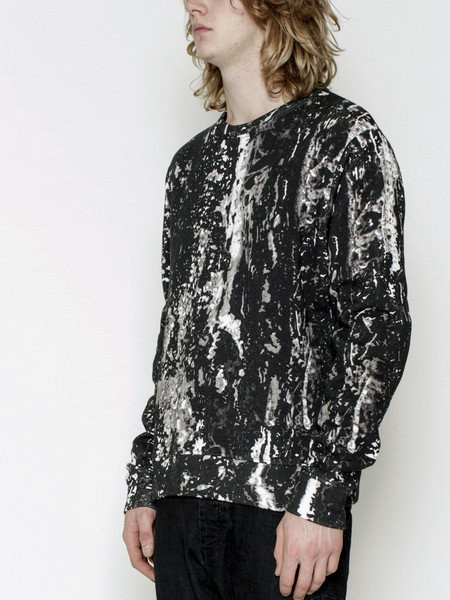 Men's Tourne de Transmission Soulages Print Sweatshirt Men's Tourne de Transmission Soulages Print Sweatshirt
