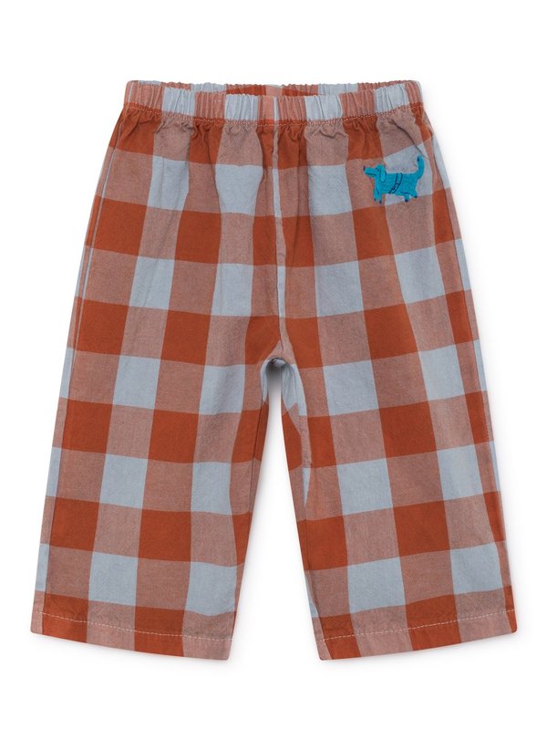 KIDS Bobo Choses Baggy Vichy Baby Trousers - Blue/Red Vichy KIDS Bobo Choses Baggy Vichy Baby Trousers - Blue/Red Vichy