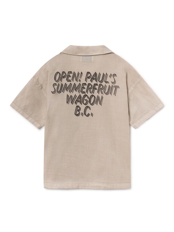 KIDS Bobo Choses Hawaiana Buttondown - Light Grey KIDS Bobo Choses Hawaiana Buttondown - Light Grey