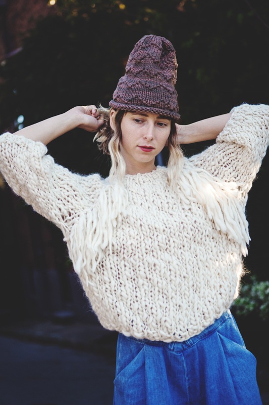 good night, day kingston thick & thin merino sweater (shown in Indigo) good night, day kingston thick & thin merino sweater (shown in Indigo)
