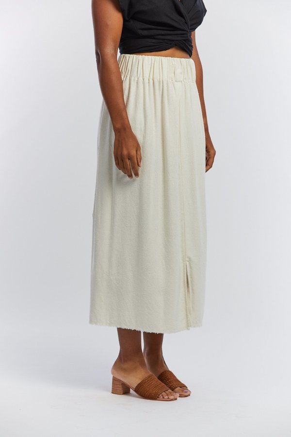 miranda bennett paper bag skirt