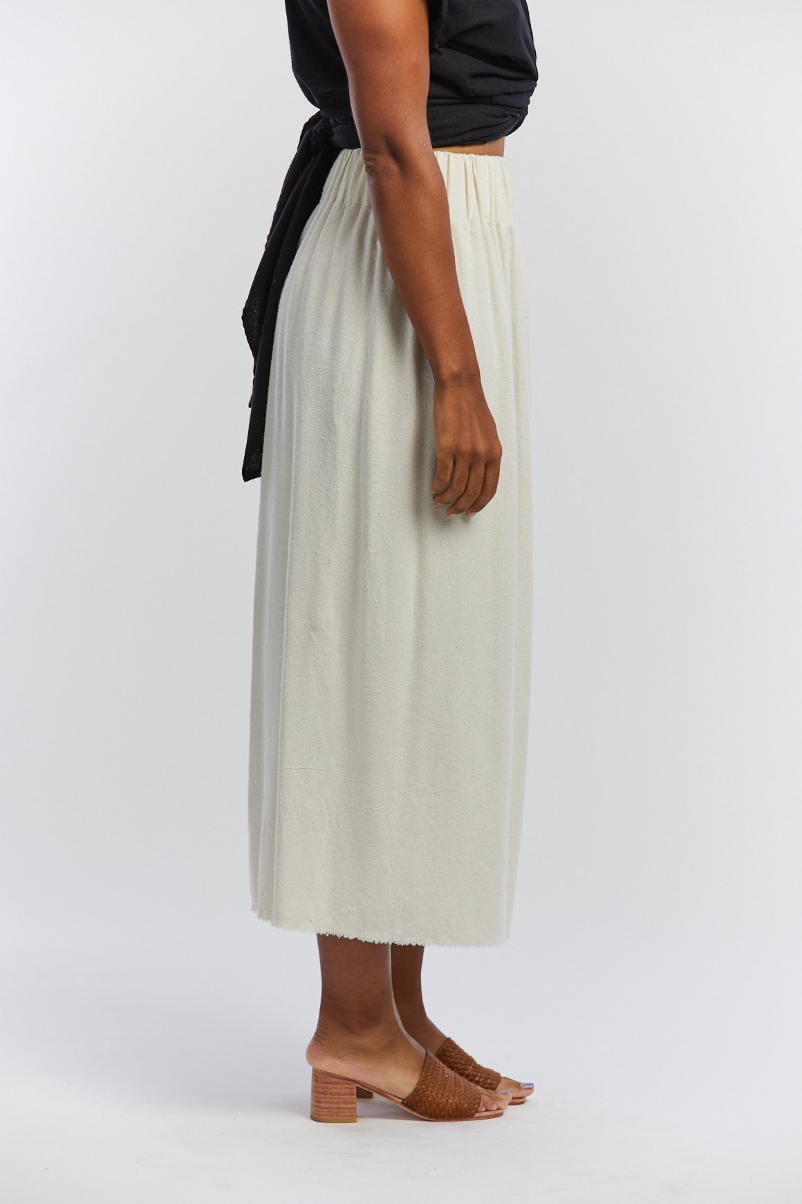 miranda bennett paper bag skirt