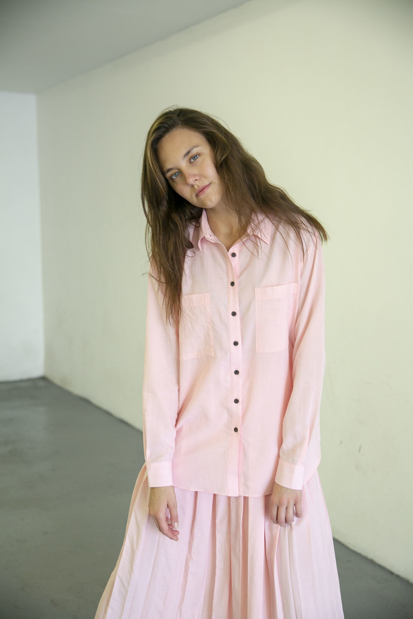 MARA HOFFMAN MARGOT TOP - PASTEL PINK MARA HOFFMAN MARGOT TOP - PASTEL PINK