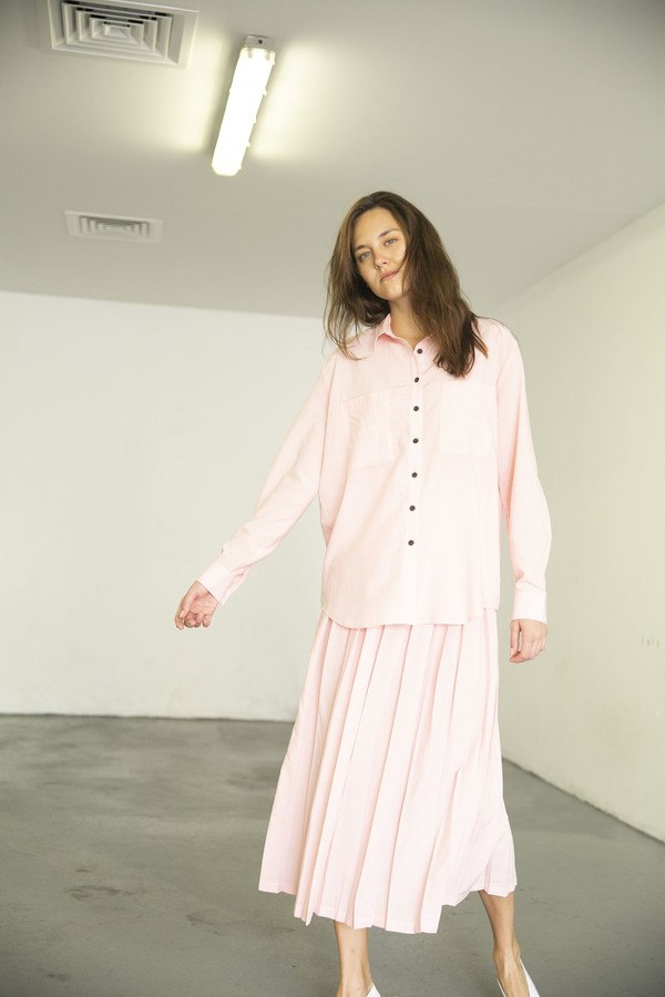 MARA HOFFMAN MARGOT TOP - PASTEL PINK MARA HOFFMAN MARGOT TOP - PASTEL PINK