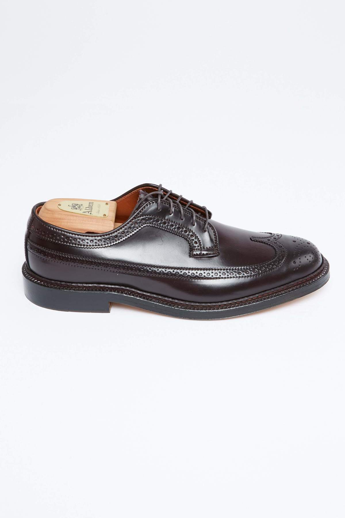 Alden Men\'s 975 - Long Wing Blucher - Color 8 Shell Cordovan Alden x Leffot Longwing - Color 8 - Antique - Leffot main image 2