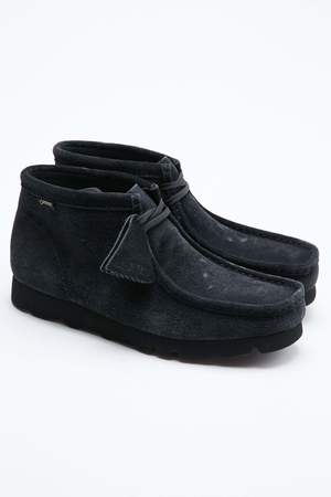 Clarks x BEAMS Gore-Tex Wallabee Boot - Navy | Garmentory