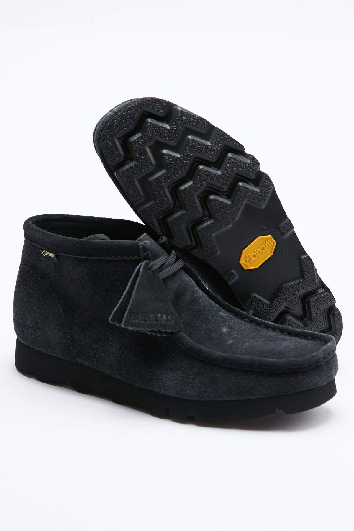 Clarks x BEAMS Gore-Tex Wallabee Boot - Navy | Garmentory