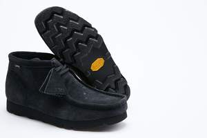 Clarks x BEAMS Gore-Tex Wallabee Boot - Navy | Garmentory