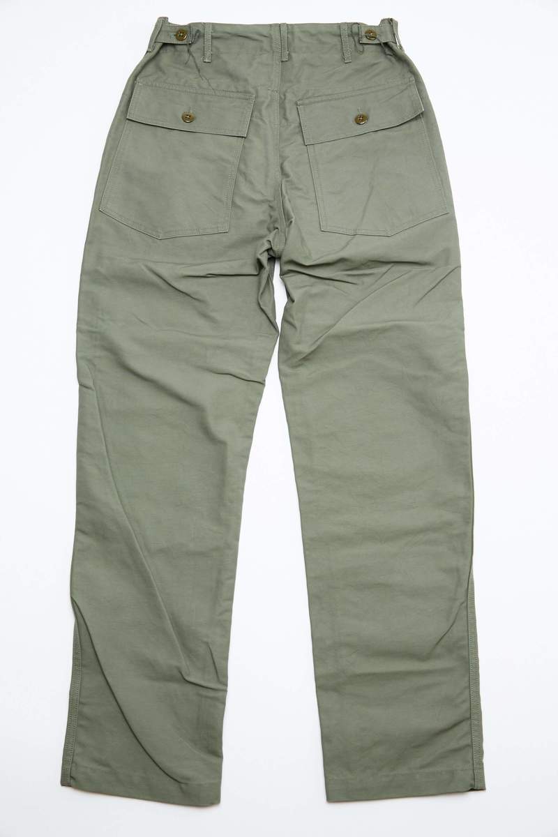 Engineered Garments Fatigue Pant - Olive Cotton Double Cloth