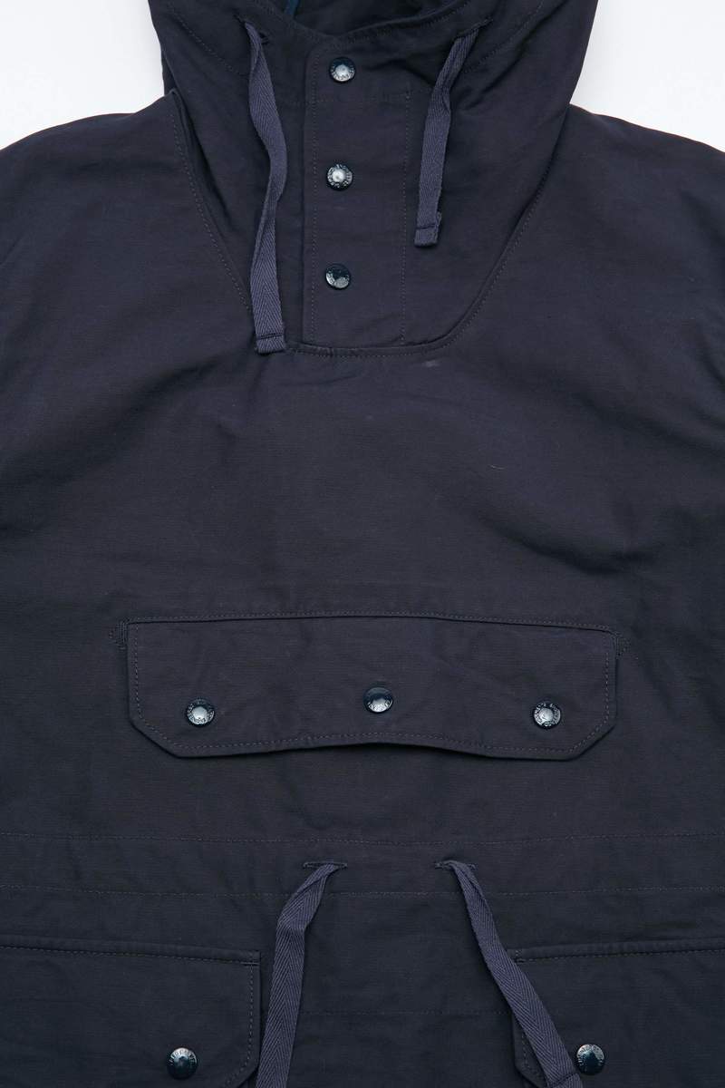 Engineered Garments Cotton Double Cloth Over Parka - Dark Navy