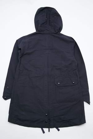 Engineered Garments Cotton Double Cloth Over Parka - Dark Navy
