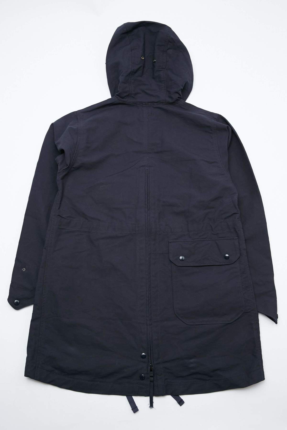 Engineered Garments Cotton Double Cloth Over Parka - Dark Navy
