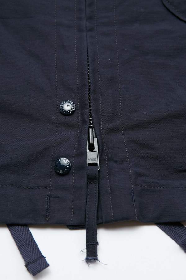 ジャケット・アウター Engineered garments over parka d.navy S Engineered Garments Cotton Double Cloth Over Parka - Dark Navy
