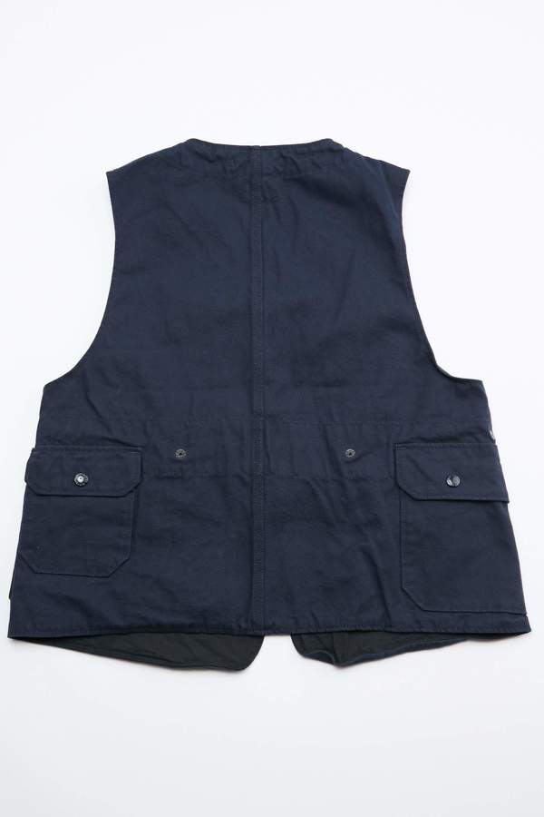 Engineered Garments Upland Vest - Dark Navy | Garmentory