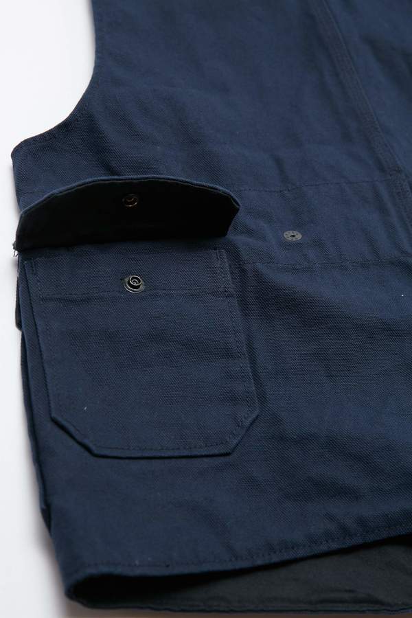 Engineered Garments Upland Vest - Dark Navy | Garmentory