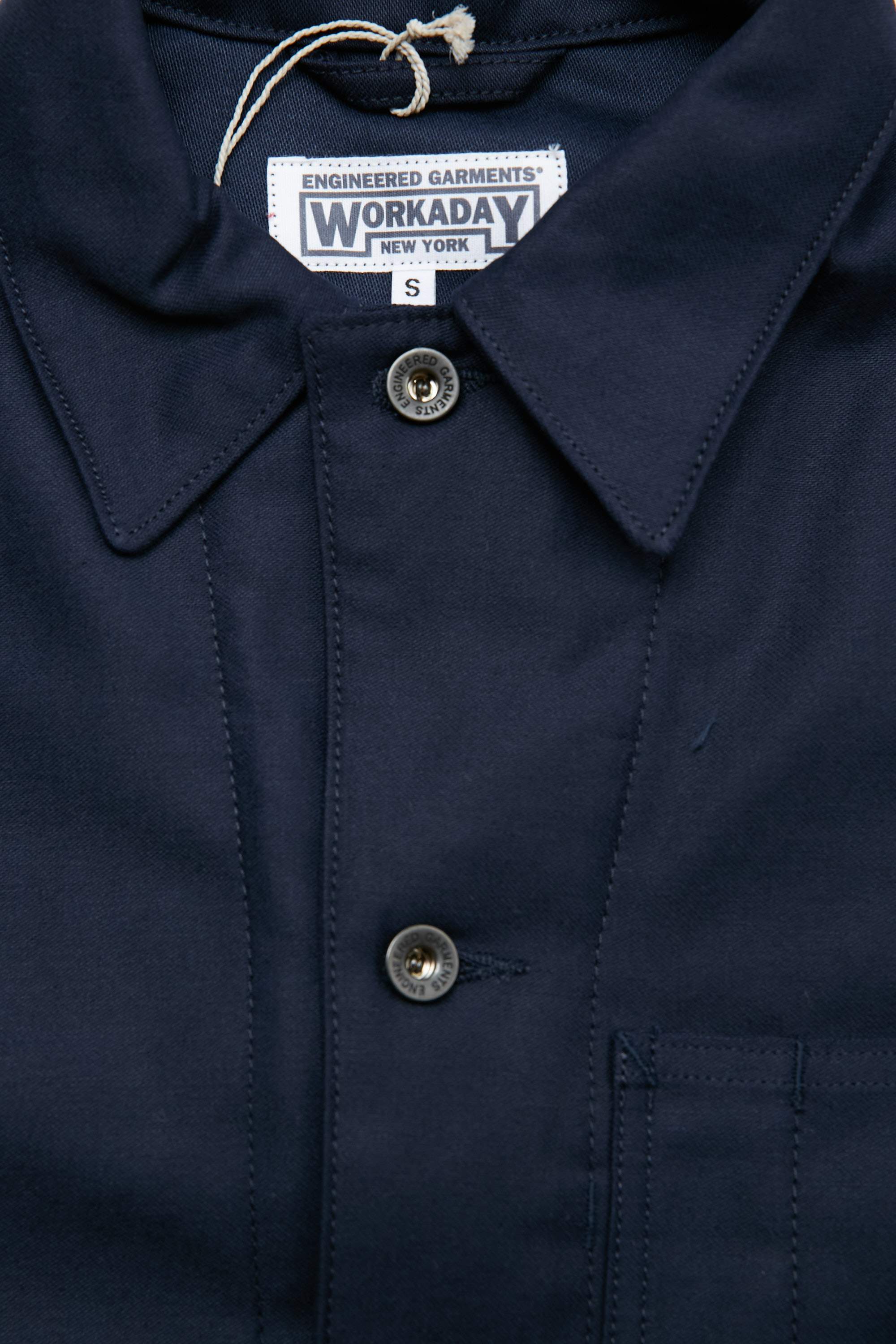 Engineered Garments Workaday Utility Jacket Dark Navy Garmentory