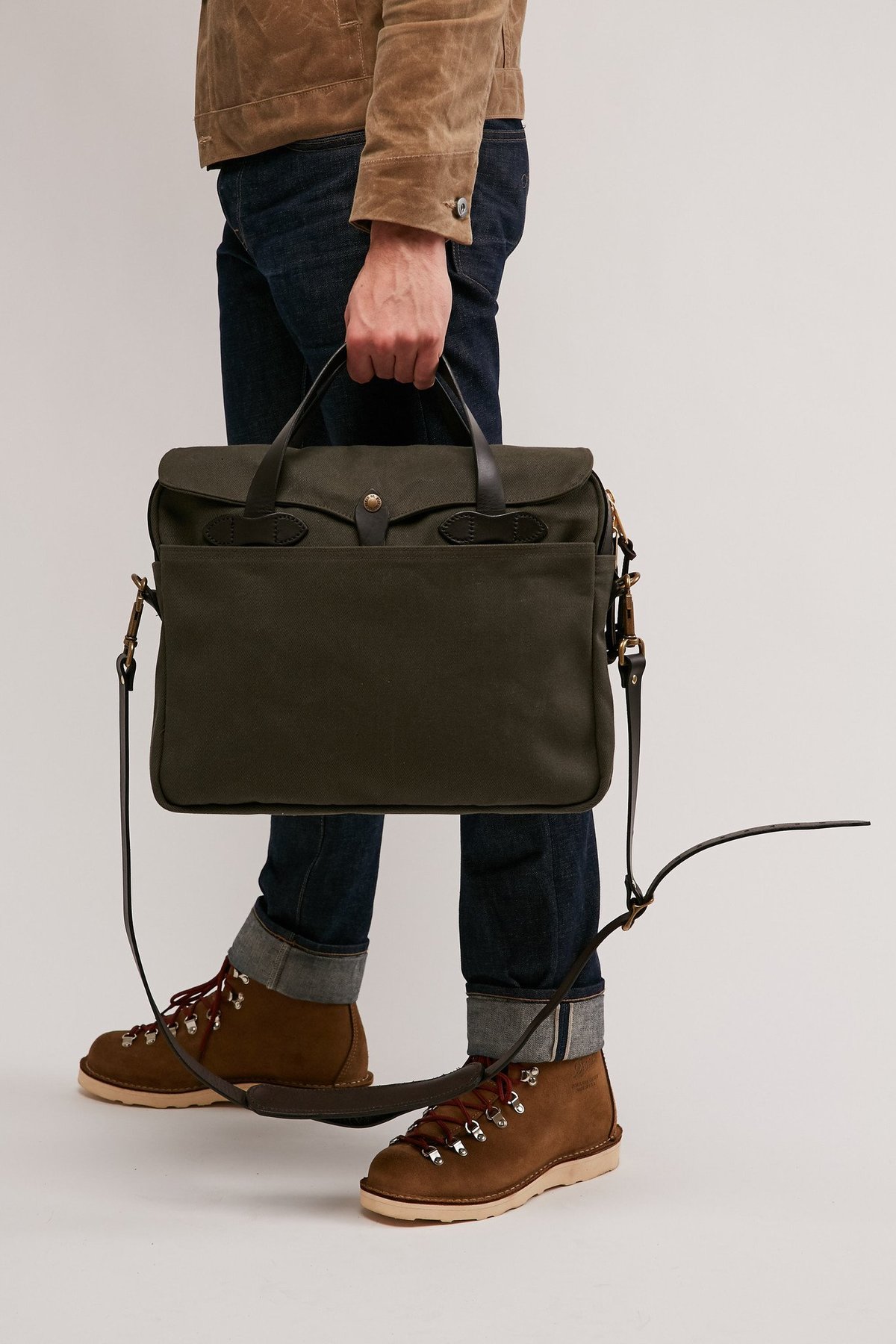 Filson Original Briefcase Otter Green Garmentory
