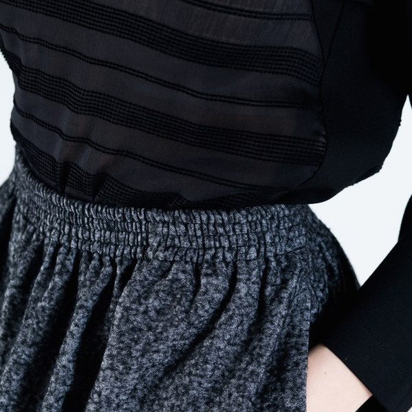 Baserange Loose Skirt Cotton Wool Baserange Loose Skirt Cotton Wool