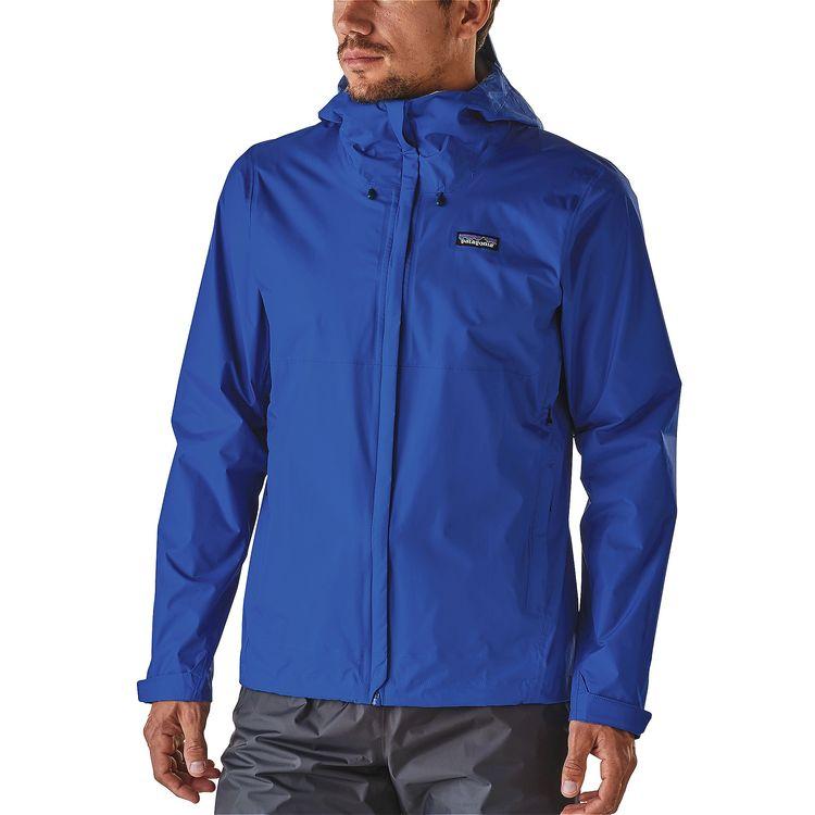 Patagonia Torrentshell Waterproof/Rain Jacket - Navy Blue/Paintbrush ...