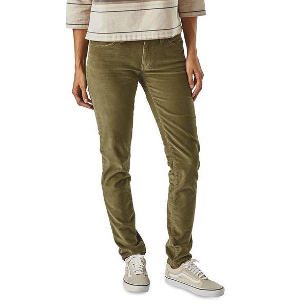 fitted corduroy pants