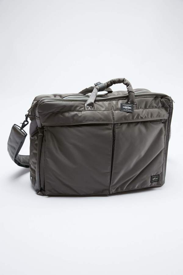 Porter-Yoshida & Co Tanker 3Way Overnighter Briefcase - Silver