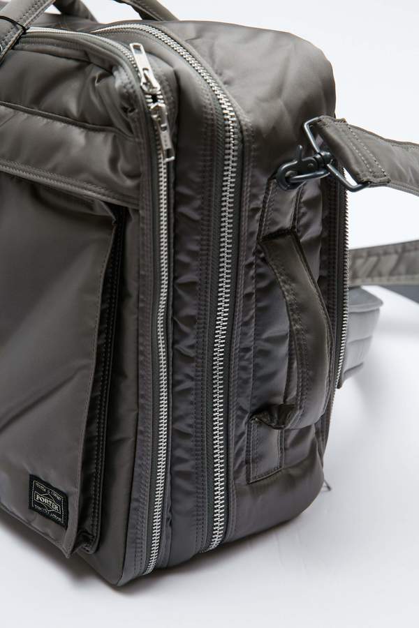 Porter-Yoshida & Co Tanker 3Way Overnighter Briefcase - Silver