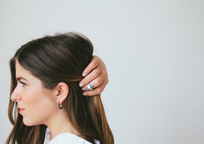 Tiro Tiro Juxta Earrings - Silver Tiro Tiro Juxta Earrings - Silver