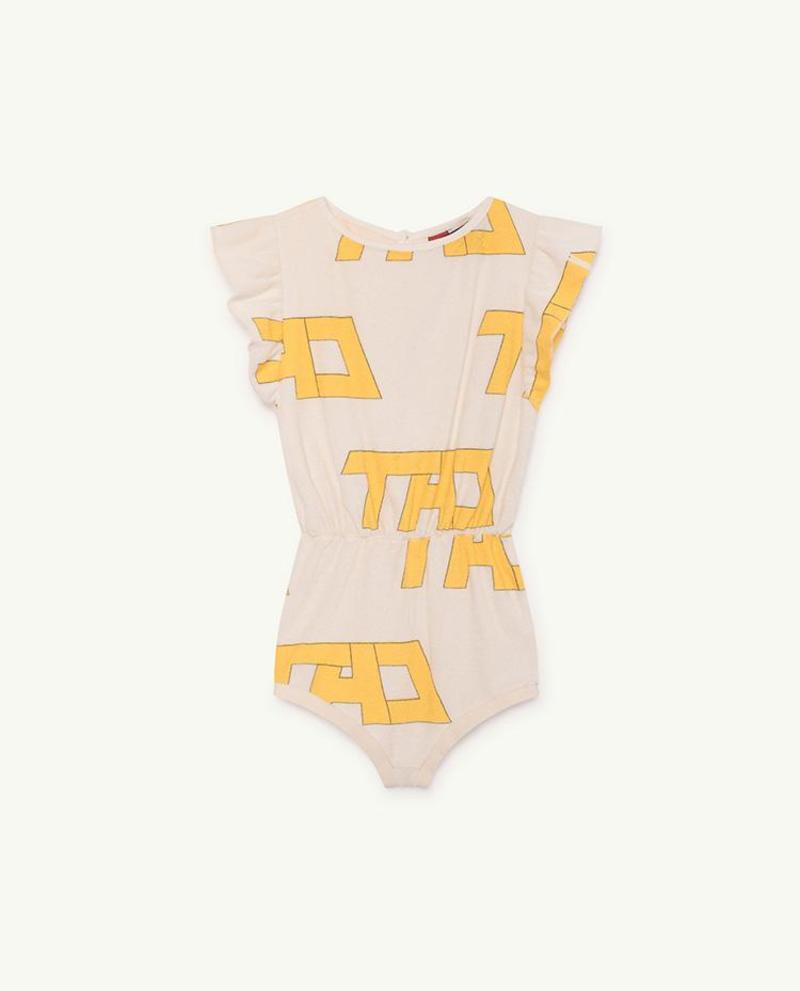 KIDS The Animals Observatory Koala Romper - Raw White TAO | Garmentory