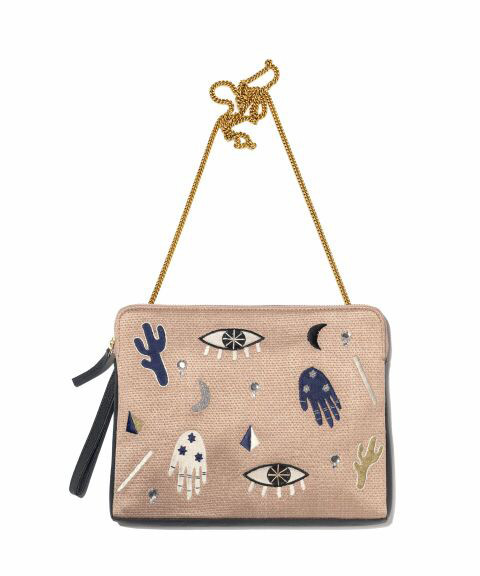 LIZZIE FORTUNATO SAFARI CLUTCH VOODOO LIZZIE FORTUNATO SAFARI CLUTCH VOODOO