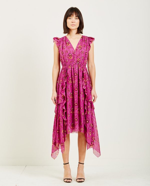 Ulla Johnson CIEL DRESS MAGENTA Garmentory
